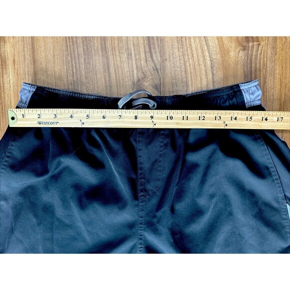 Nike Swim Trunks Adult‎ Men’s Large Black/Grey Pockets - Picture 3 of 7